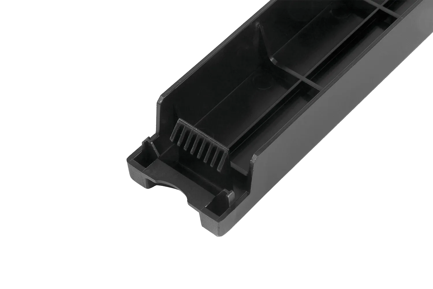 Фальшпанель быстросъёмная пластиковая в шкаф 19" 1U, цвет черный