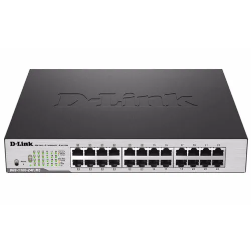 Коммутатор D-link DGS-1100-24P/ME/B1A (1000 Base-TX (1000 мбит/с))
