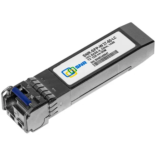 Модуль SNR SNR-SFP+W37-60 (SFP+ модуль) Модуль SNR SNR-SFP+W37-60 (SFP+ модуль)