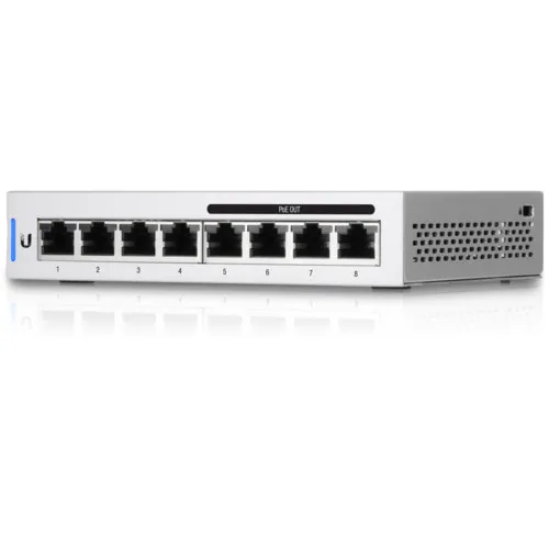 Коммутатор Ubiquiti US-8-60W-EU (1000 Base-TX (1000 мбит/с), Без SFP портов) Коммутатор Ubiquiti US-8-60W-EU (1000 Base-TX (1000 мбит/с), Без SFP портов)