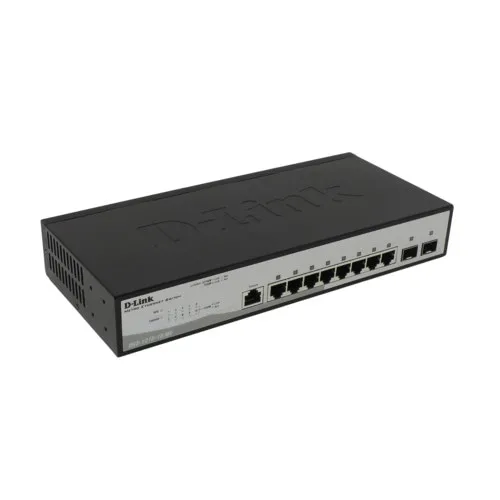 Коммутатор D-link DGS-1210-10 DGS-1210-10/ME/A1A (1000 Base-TX (1000 мбит/с), 2 SFP порта)