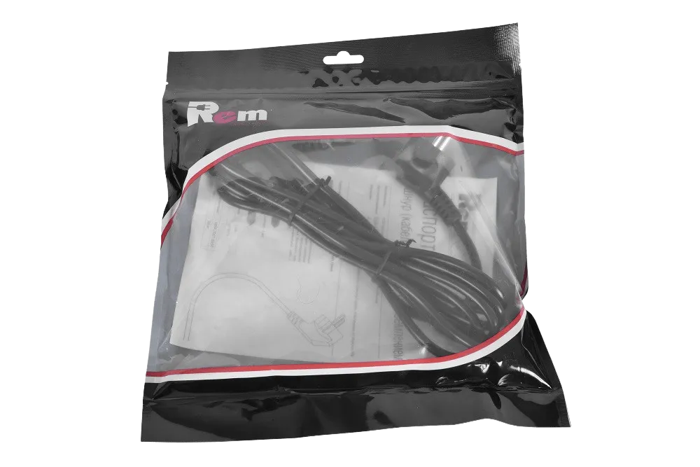 Шнур питания с заземлением IEC 60320 C13/Schuko, 10 А / 250 В (3 × 1,0), длина 1,8 м