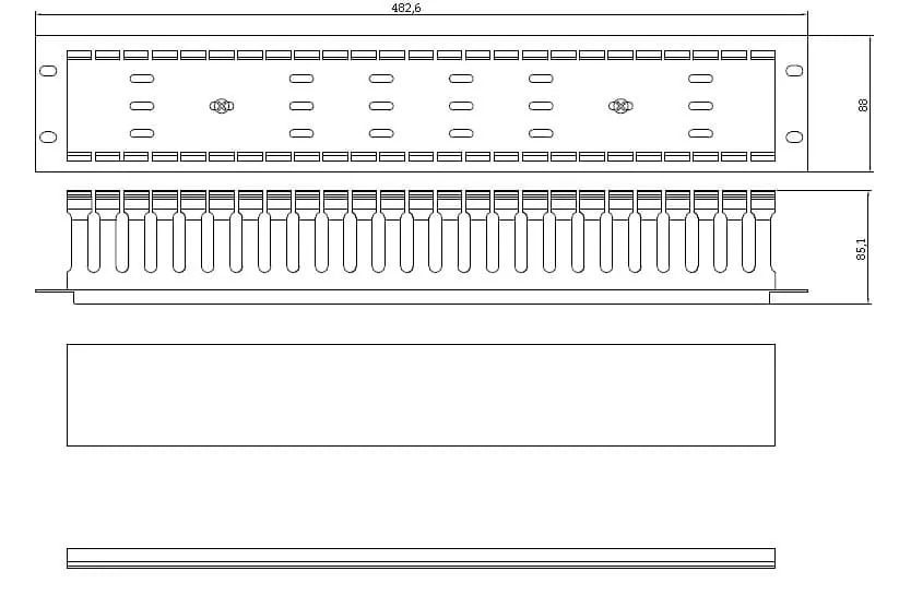 Hyperline CM-2U-PL-COV Hyperline CM-2U-PL-COV