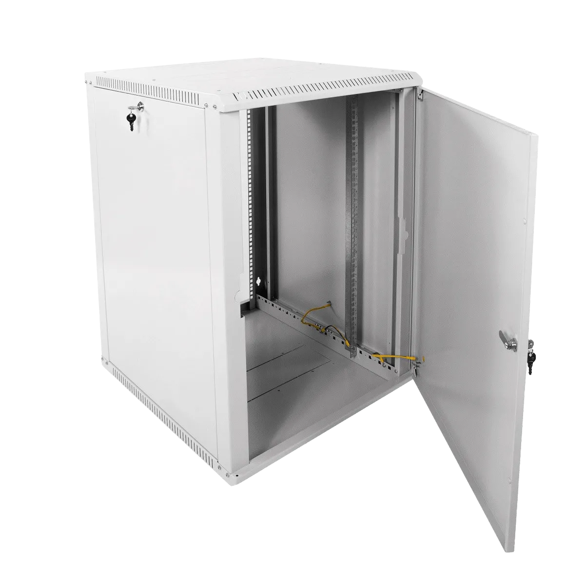 Шкаф телекоммуникационный настенный разборный ЭКОНОМ 18U (600 × 650) дверь металл