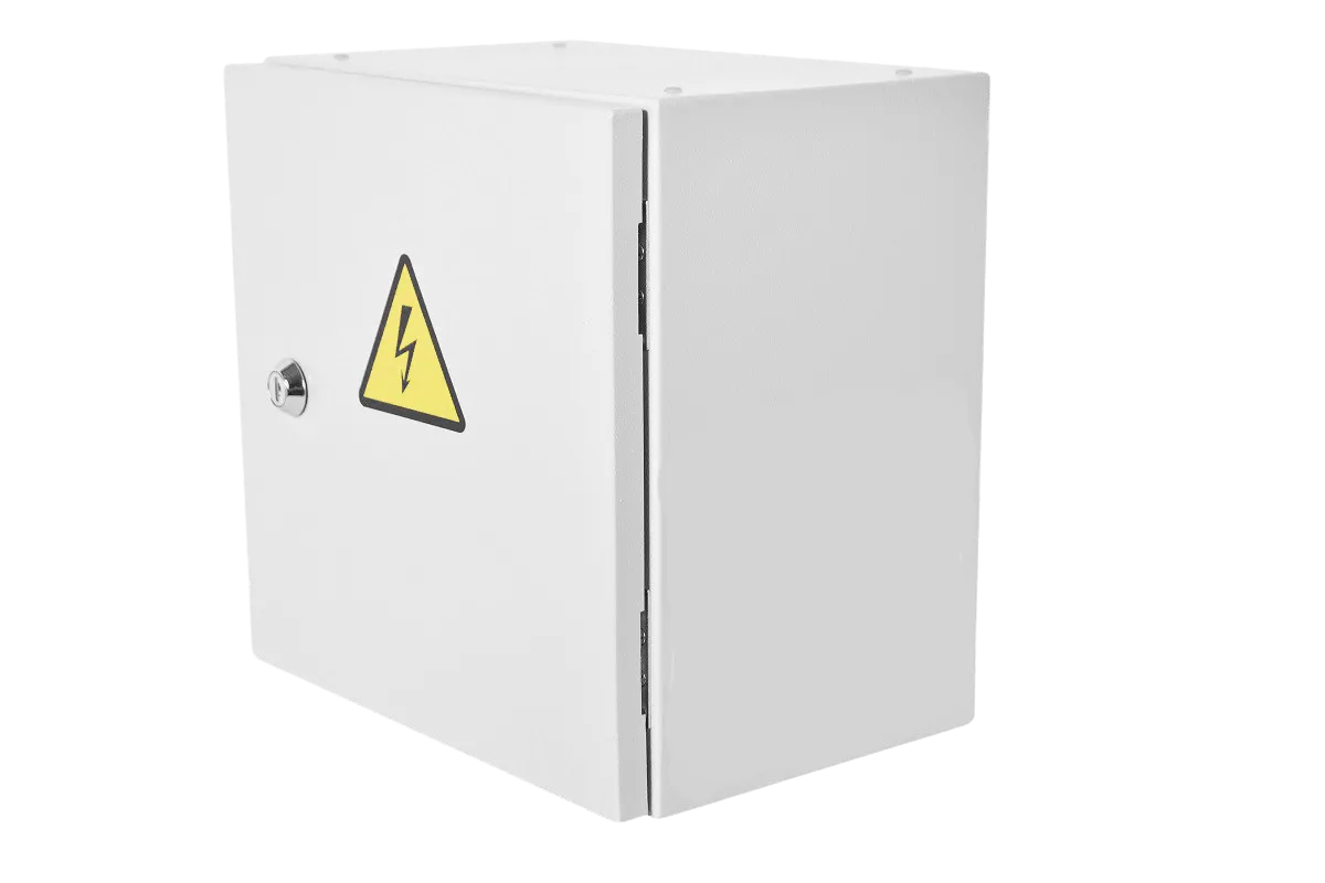 Шкаф ЭКОНОМ уличный всепогодный настенный укомплектованный (В400 × Ш400 × Г210),комплектация T2-IP66