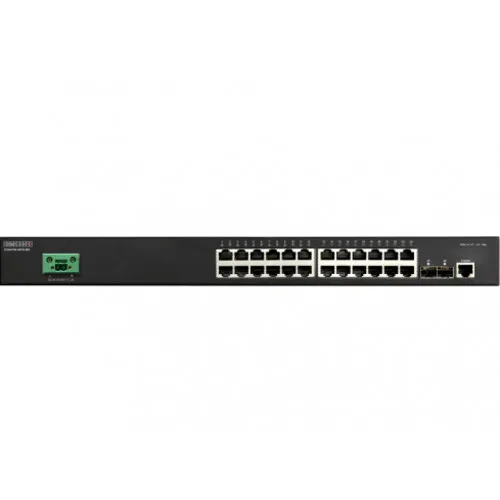 Коммутатор Edge-corE ECS4100-26TX-ME (Без LAN портов, 24 SFP порта) Коммутатор Edge-corE ECS4100-26TX-ME (Без LAN портов, 24 SFP порта)