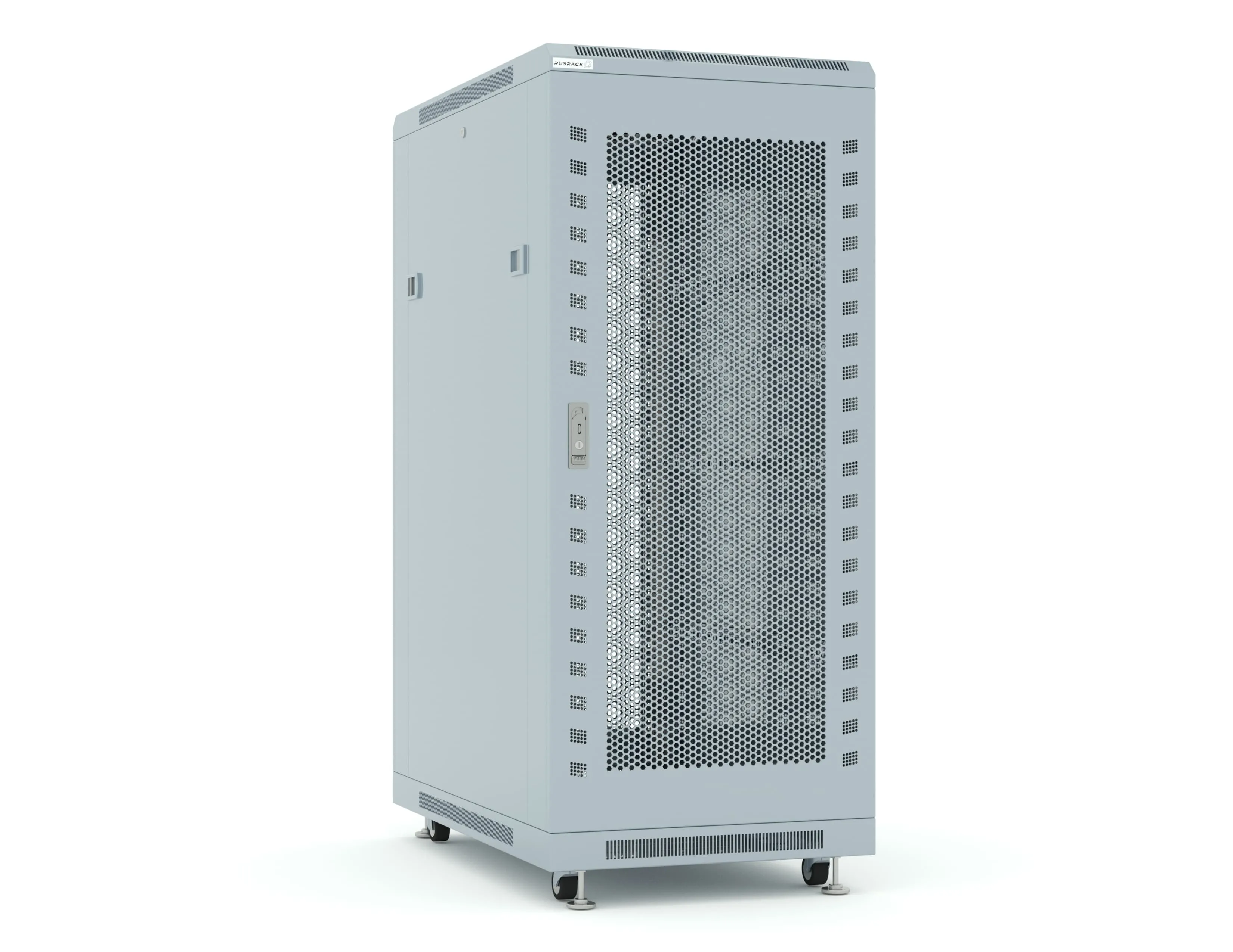RUSRACK 27U 600х1000, перф. дверь RUSRACK 27U 600х1000, перф. дверь