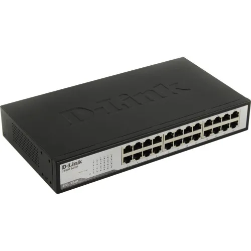 Коммутатор D-link DES-1024D/G1A (100 Base-TX (100 мбит/с), Без SFP портов)