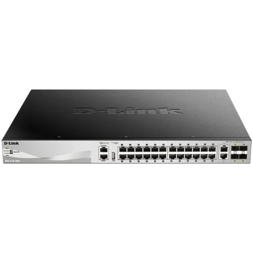 Коммутатор D-link DGS-3130-30PS DGS-3130-30PS/A1A (1000 Base-TX (1000 мбит/с), 4 SFP порта)