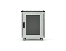 Шкаф телекоммуникационный напольный RUSRACK RSRO-608012/GSGY 19" 12U 600x800x730мм