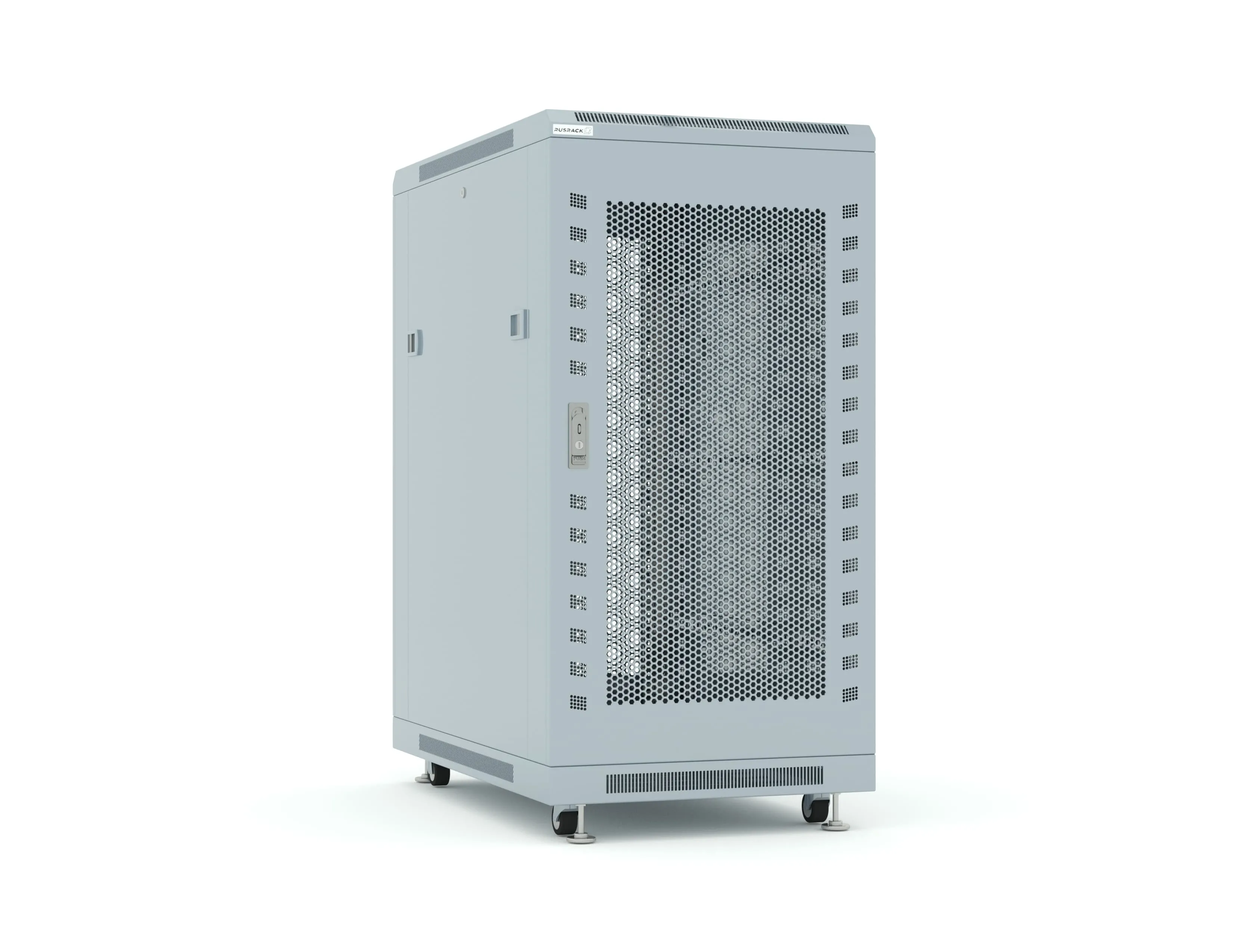 RUSRACK 22U 600х1000, перф. дверь RUSRACK 22U 600х1000, перф. дверь