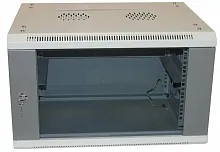 Шкаф телекоммуникационный настенный ARMS RM-W6406-G 19" 6U 600x450мм