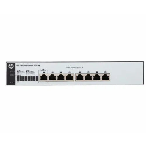 Коммутатор HPE 1820 J9979A#ABB (1000 Base-TX (1000 мбит/с), Без SFP портов)