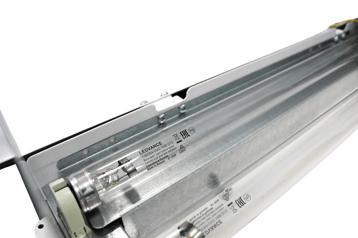 Закрытый ультрафиол. бактер. рециркулятор (обеззараживатель воздуха) ЗУБР, 4 лампы×15Вт