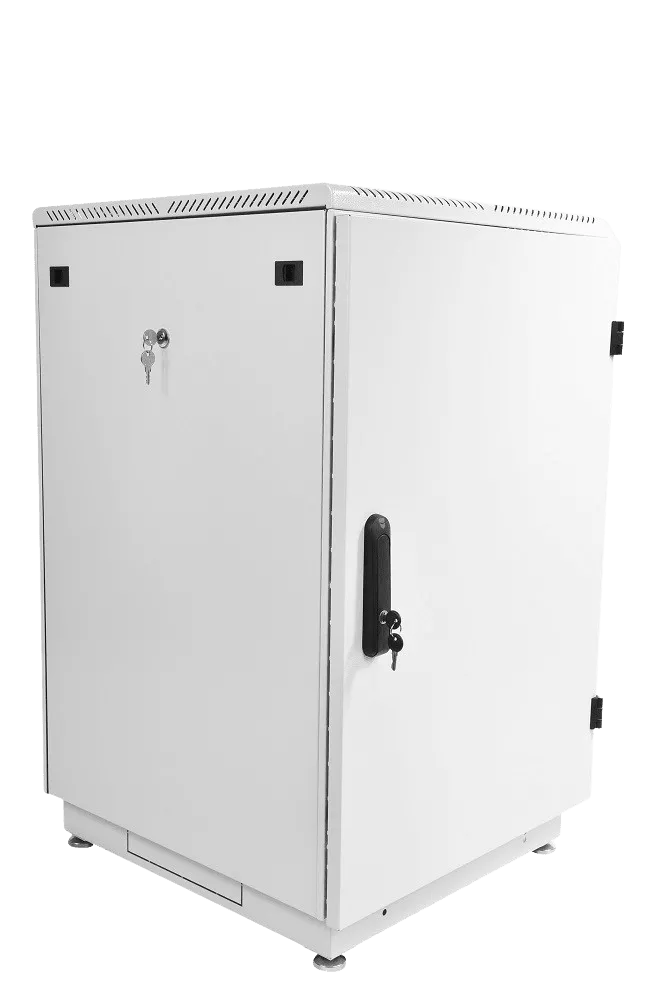 Шкаф телекоммуникационный напольный 22U (600 × 600) дверь металл