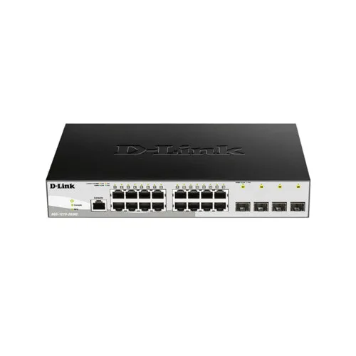 Коммутатор D-link DGS-1210-20/ME/A1 (1000 Base-TX (1000 мбит/с), 4 SFP порта)