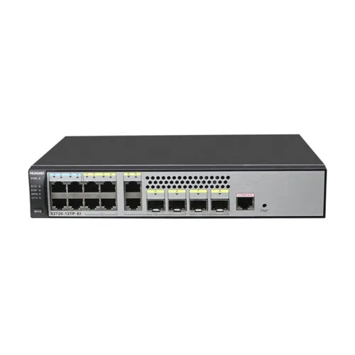 Коммутатор Huawei 4FE 4GE 2SFP 2DP S2720-12TP-EI 98010731 (1000 Base-TX (1000 мбит/с), 4 SFP порта)