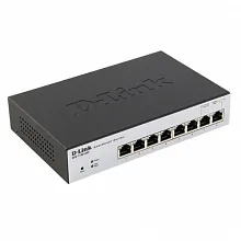 Коммутатор D-link DGS-1100-08P (1000 Base-TX (1000 мбит/с), Без SFP портов)