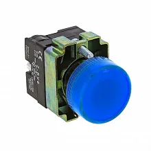 Лампа сигнальная BV66 синяя EKF