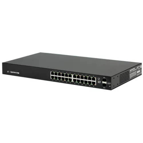 Коммутатор Ubiquiti  ES-24-500W (1000 Base-TX (1000 мбит/с), 2 SFP порта)