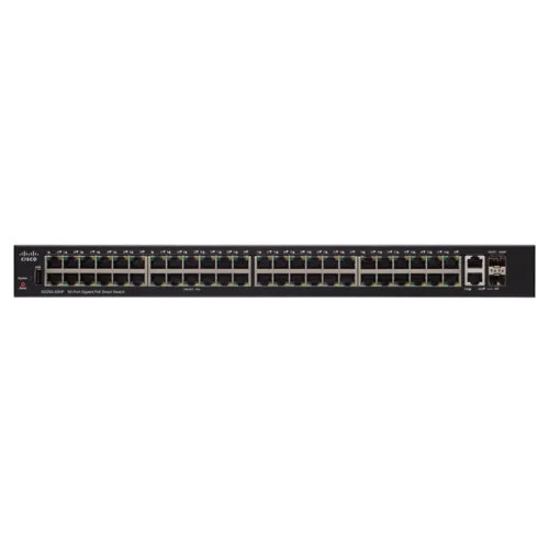 Коммутатор Cisco SG250-50 SG250-50-K9-EU (1000 Base-TX (1000 мбит/с), 2 SFP порта)