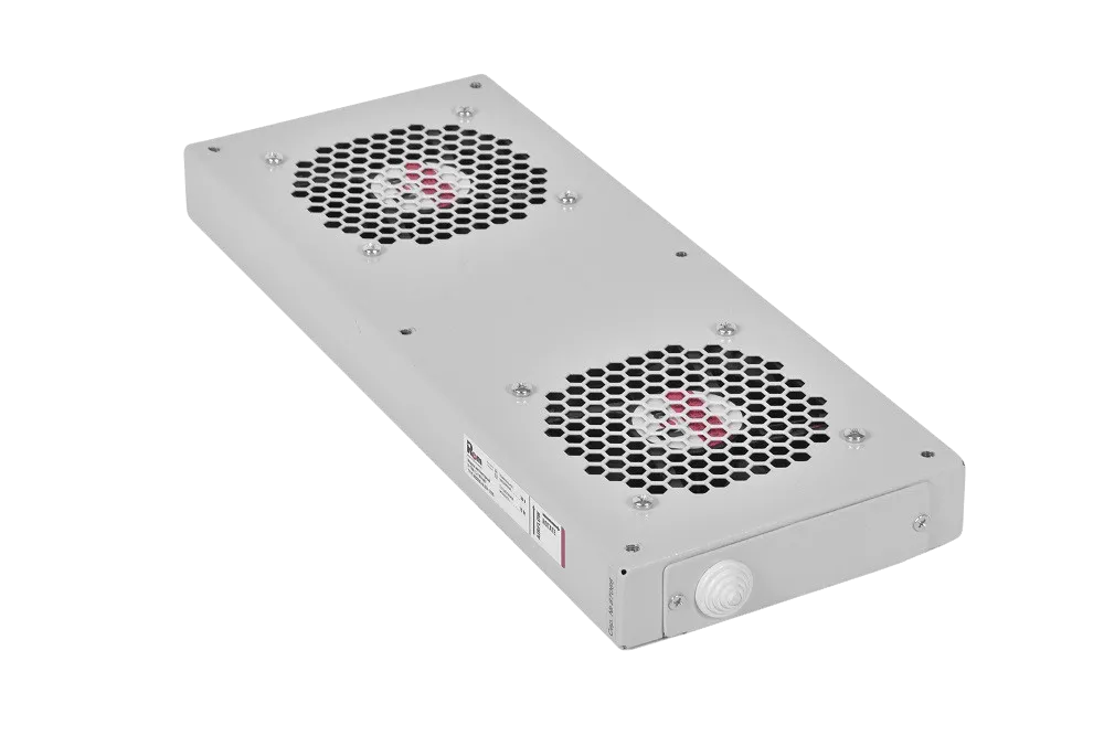 Модуль вентиляторный, 36-48 DC, 2 вентилятора с терморегулятором, колодка