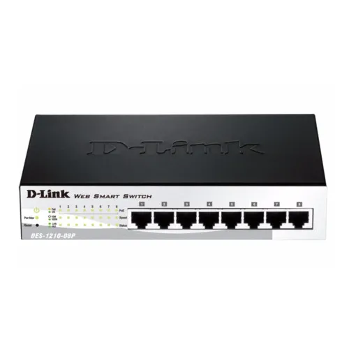 Коммутатор D-link DES-1210-08P DES-1210-08P/C1A (100 Base-TX (100 мбит/с)) Коммутатор D-link DES-1210-08P DES-1210-08P/C1A (100 Base-TX (100 мбит/с))