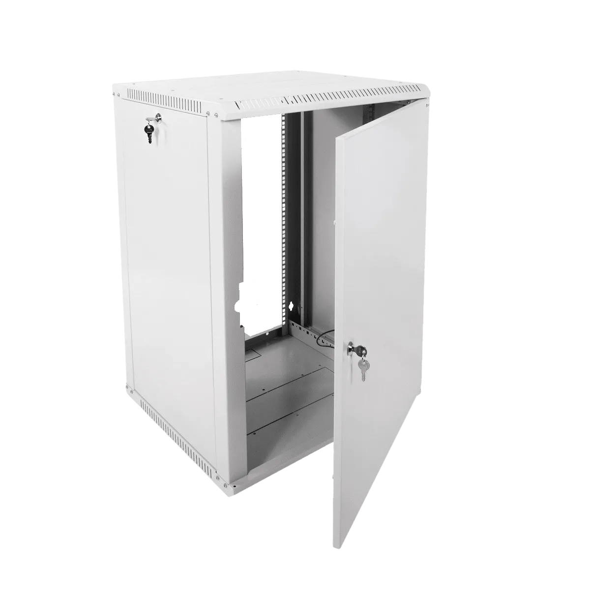 Шкаф телекоммуникационный настенный разборный ЭКОНОМ 18U (600 × 520) дверь металл