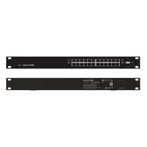 Коммутатор Ubiquiti ES-24-LITE(EU) (1000 Base-TX (1000 мбит/с), 2 SFP порта) Коммутатор Ubiquiti ES-24-LITE(EU) (1000 Base-TX (1000 мбит/с), 2 SFP порта)