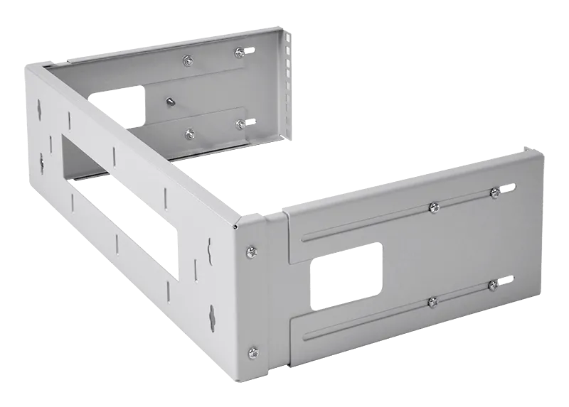 Кронштейн телекоммуникационный настенный 6U, регулируемая глубина 300-450 мм