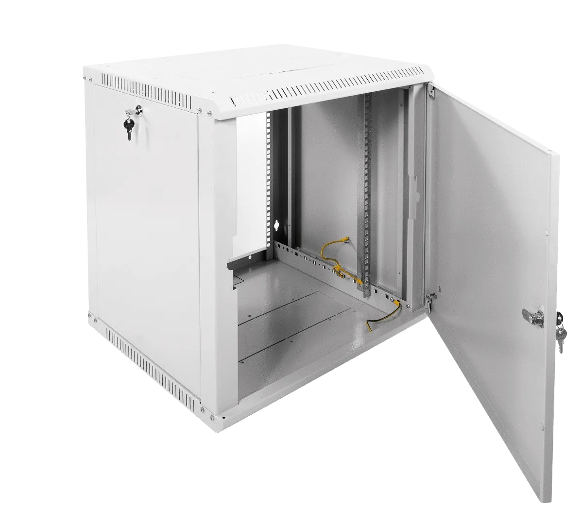 Шкаф телекоммуникационный настенный разборный ЭКОНОМ 12U (600 × 520) дверь металл