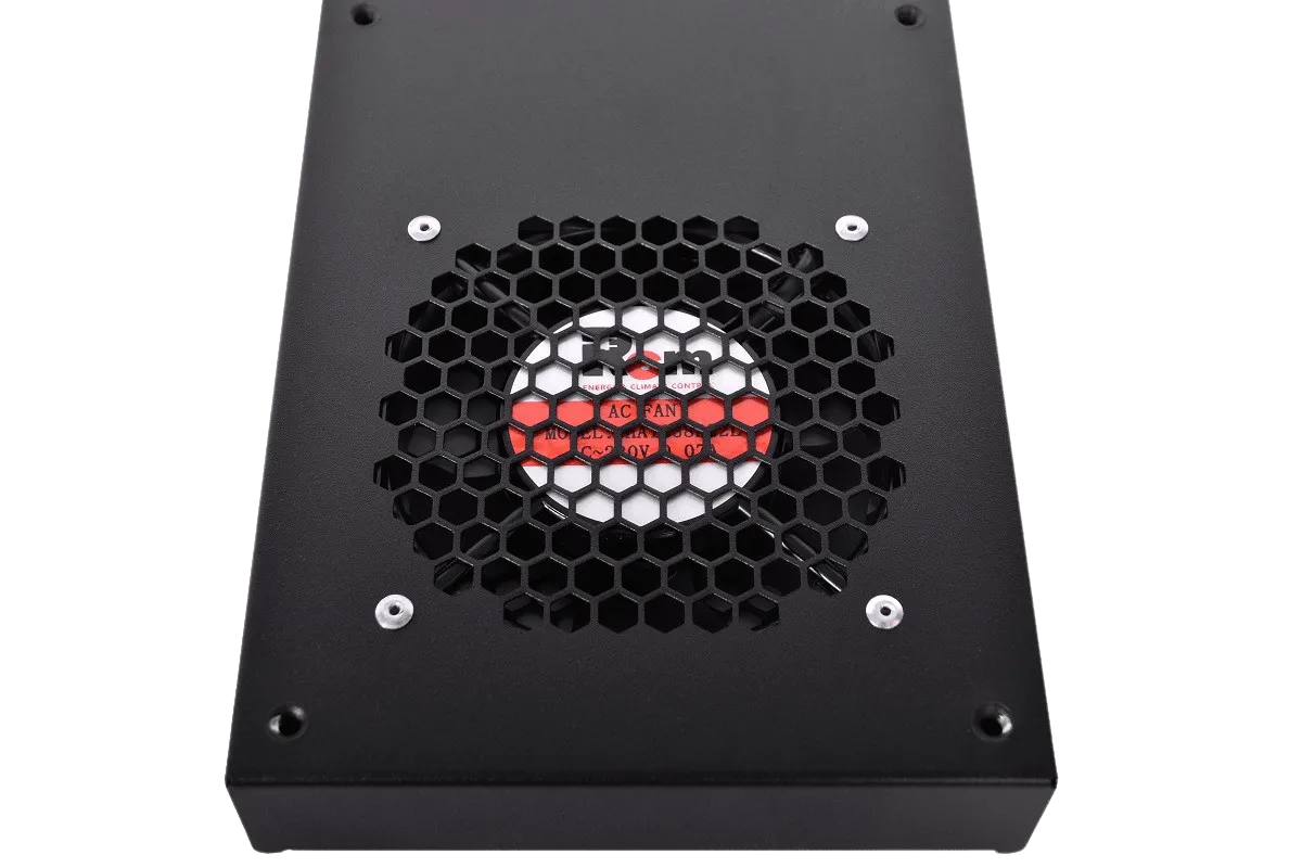 Модуль вентиляторный, 2 вентилятора, колодка, чёрный