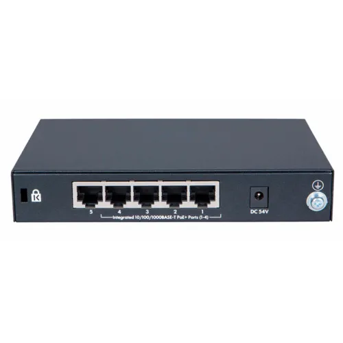 Коммутатор HPE 1420 5G PoE+ (32W) Switch JH328A (1000 Base-TX (1000 мбит/с), Без SFP портов)