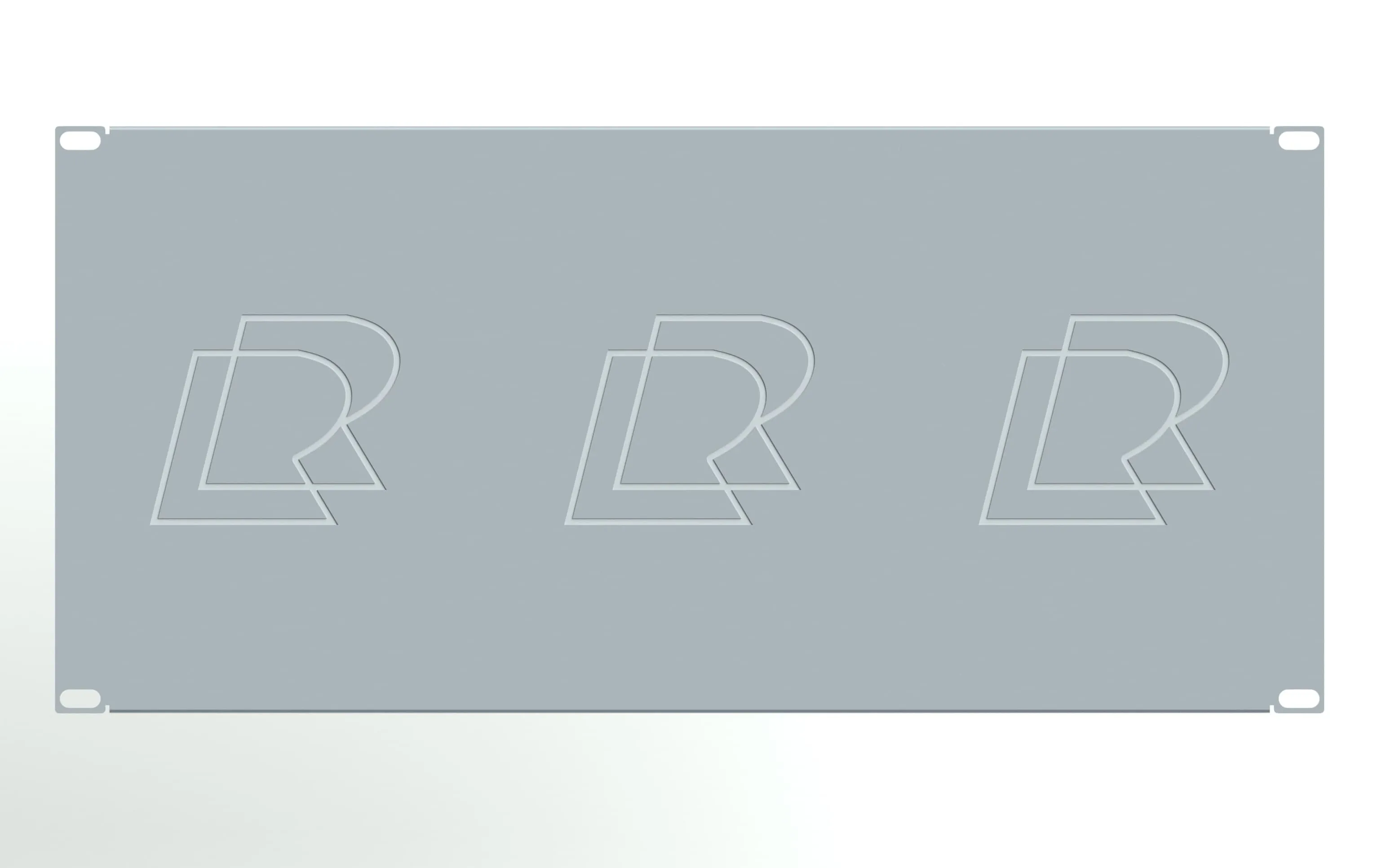 Заглушка 19" 5U, серая RUSRACK