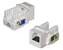 Модуль Keystone  SNL-dual6p4c3 19" кабель 3  белый Модуль Keystone  SNL-dual6p4c3 19" кабель 3  белый