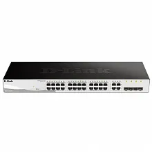 Коммутатор D-link DGS-1210-28/F (1000 Base-TX (1000 мбит/с), 4 SFP порта)