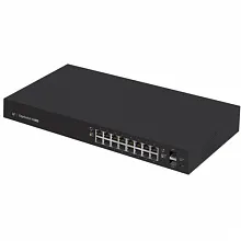 Коммутатор Ubiquiti  EdgeSwitch 16-150W ES-16-150W-EU (1000 Base-TX (1000 мбит/с), 2 SFP порта)