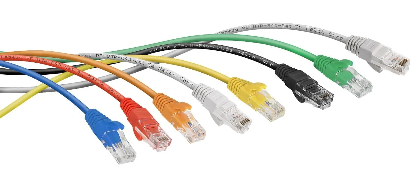 Cabeus PC-UTP-RJ45-Cat.5e-0.5m-RD