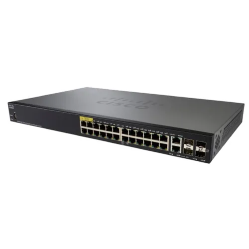 Коммутатор Cisco SG250-26-K9-EU (1000 Base-TX (1000 мбит/с), 2 SFP порта)