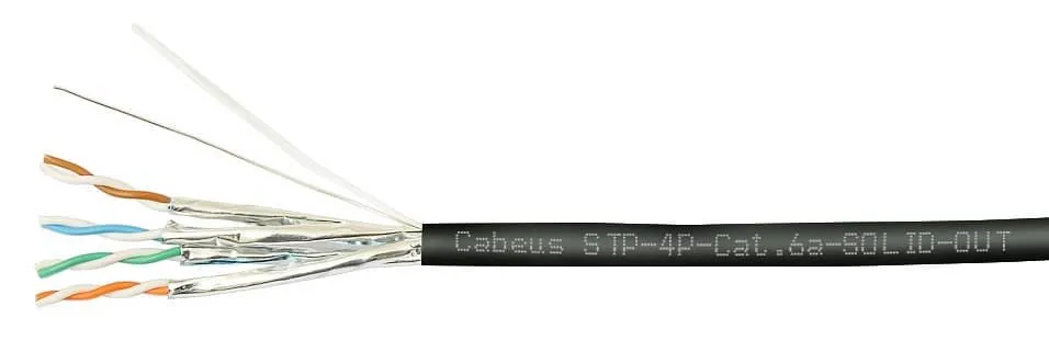 Cabeus STP-4P-Cat.6a-SOLID-OUT Cabeus STP-4P-Cat.6a-SOLID-OUT