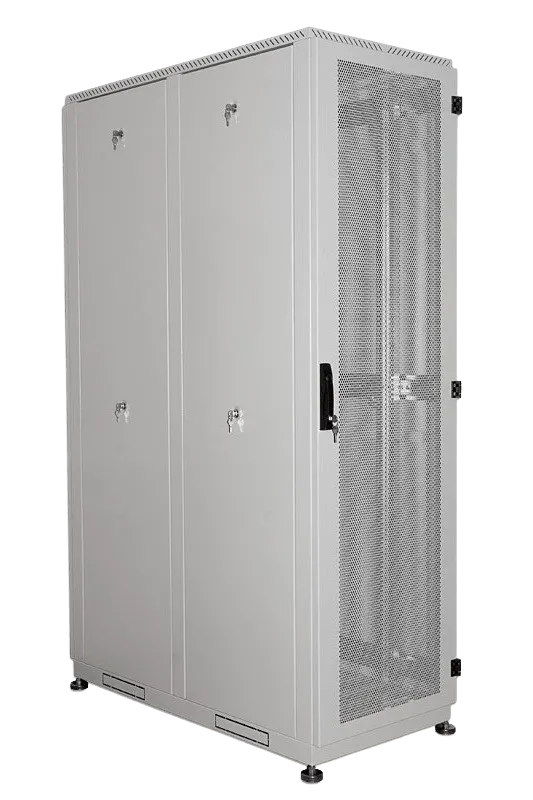 Шкаф серверный напольный 45U (600 × 1200) дверь перфорированная 2 шт.