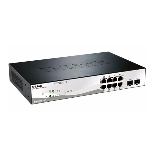 Коммутатор D-link DGS-1210-10P DGS-1210-10P/C1A (1000 Base-TX (1000 мбит/с))