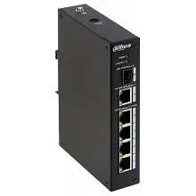 Коммутатор Dahua DH-PFL2106-4ET-96 (1000 Base-TX (1000 мбит/с), Без SFP портов)