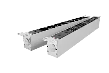 Блок розеток Rem-32 с инд., 12 IEC 60320 C13, 32А, алюм., 19", колодка