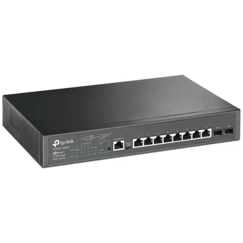 Коммутатор TP-Link T2500G-10MPS (1000 Base-TX (1000 мбит/с), 2 SFP порта)