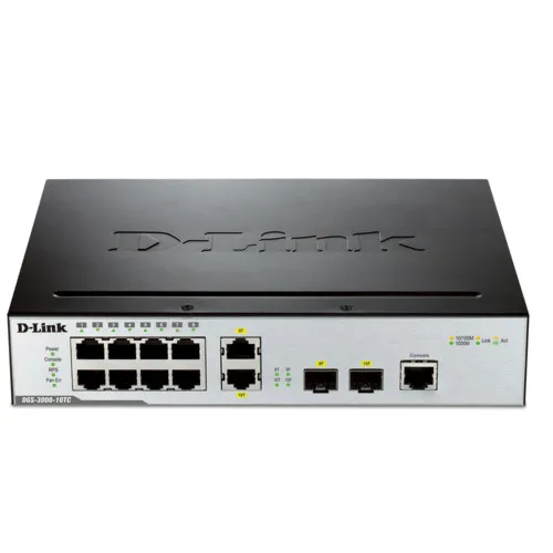 Коммутатор D-link DGS-3000-10TC (1000 Base-TX (1000 мбит/с), Без SFP портов) Коммутатор D-link DGS-3000-10TC (1000 Base-TX (1000 мбит/с), Без SFP портов)
