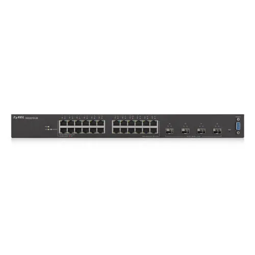 Коммутатор Zyxel XGS2210-28-EU0101F (1000 Base-TX (1000 мбит/с), 4 SFP порта) Коммутатор Zyxel XGS2210-28-EU0101F (1000 Base-TX (1000 мбит/с), 4 SFP порта)