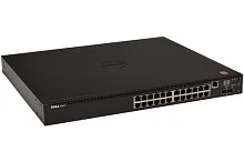 Коммутатор Dell N2024P 210-ABNW-003 (1000 Base-TX (1000 мбит/с), 2 SFP порта)