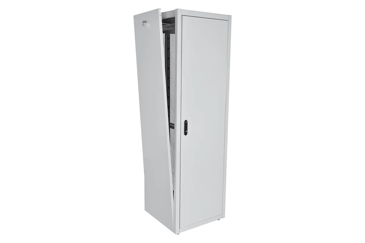Шкаф телекоммуникационный напольный ЭКОНОМ 42U (600 × 600) дверь металл 2 шт.