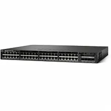 Коммутатор Cisco WS-C3650-48FS-S (1000 Base-TX (1000 мбит/с), 4 SFP порта)
